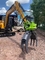 Máquina escavadora hidráulica material durável Wood Grapple For CAT320 de Q355B