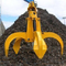Garra hidráulica da rocha de 5 dedos para 20-24 Ton Excavators, 1 CBM, 1200 QUILOGRAMAS