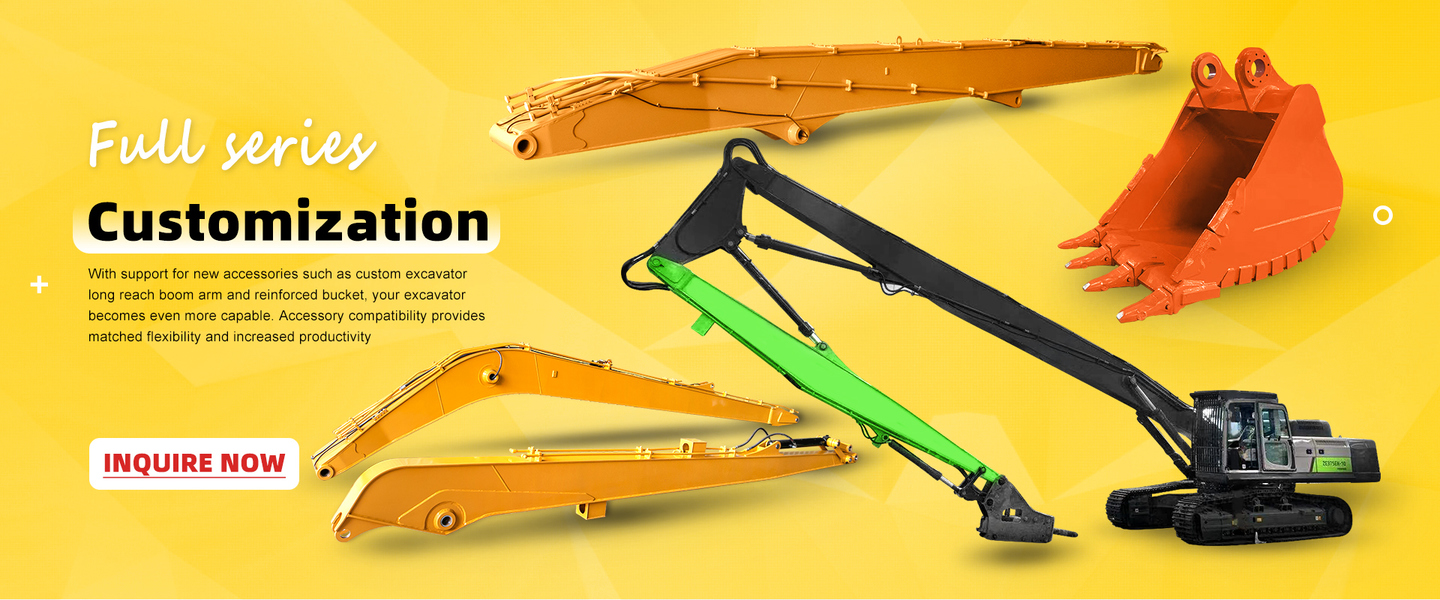 Máquina escavadora Telescopic Boom