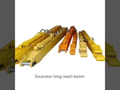 Máquina escavadora longa Booms do alcance
