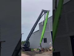 Boom de demolição de três seções