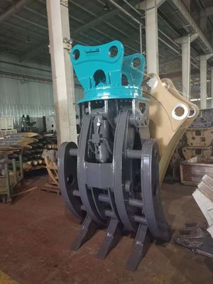 25-30T máquina escavadora durável Hydraulic Log Grapple para o  de SANY DOOSAN KOMATSU