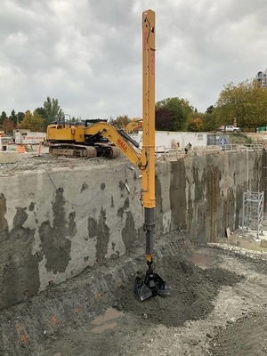 Máquina escavadora de 20 toneladas de naufrágio Telescopic Arm 10m de Constrction do poço que escava a profundidade