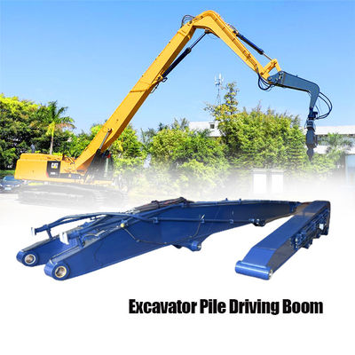 Máquina escavadora litoral Pile Driving Boom 2.3mx1.6mx2.2m 7,5 toneladas de 400RPM para  Kobelco