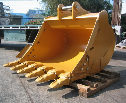 Barril de rocha de escavadeira com placas dentárias de 25 mm Q345B