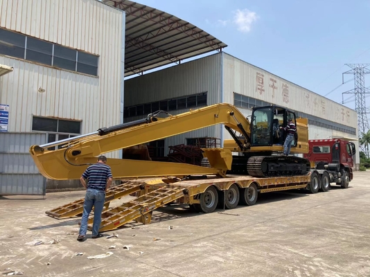 A máquina escavadora de aço amarela Boom Arm, CE certificou a máquina escavadora longa Arm