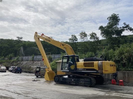 Máquina escavadora longa Booms do alcance de PC240 324 13-16 medidores inoxidável