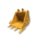 Material da cor Q355B de Rock Bucket Yellow da máquina escavadora de CAT320 0.7m3
