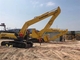 Crescimento do alcance da máquina escavadora 24m de Hyundai e braço longos Q355B para R450