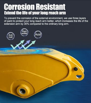 22m resistente à ferrugem mini escavadeira longa braço para Komatsu Hitachi  etc