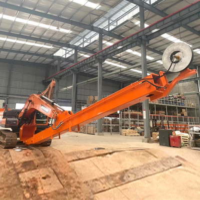 Lança telescópica CAT EXCAVATOR, braço telescópico 14m