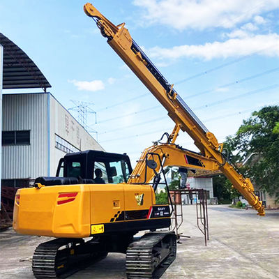 Manuseador de árvores florestais Excavadora Braço telescópico com agarrador para gato Hitachi Komatsu Kobelco