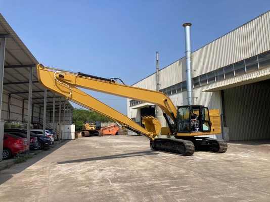 Máquina escavadora longa garantida Dipper Arm 10M-18m With Bucket e cilindro do alcance da extensão para CAT