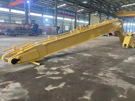 Máquina escavadora longa garantida Dipper Arm 10M-18m With Bucket e cilindro do alcance da extensão para CAT
