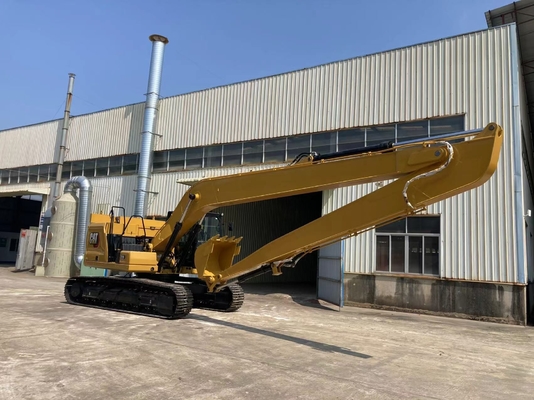 Máquina escavadora longa garantida Dipper Arm 10M-18m With Bucket e cilindro do alcance da extensão para CAT