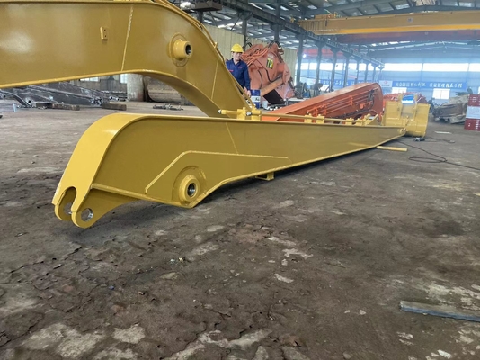 Máquina escavadora longa garantida Dipper Arm 10M-18m With Bucket e cilindro do alcance da extensão para CAT