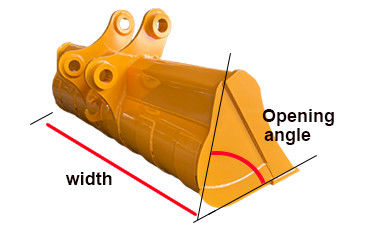 Para Komatsu para Caterpillar Hitachi Escavadeira para Komatsu para Caterpillar Mini Escavadeira Balde Inclinável de Limpeza de Lama Hidráulica