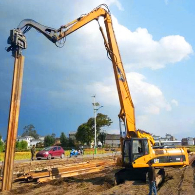 Tempo de produção rápido feito-à-medida 21 de pilha medidores de máquina escavadora Pile Driving Arm da fundação