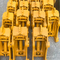 Mini Excavator Quick Coupler amarelo, Pin de Digger Bucket Quick Release With