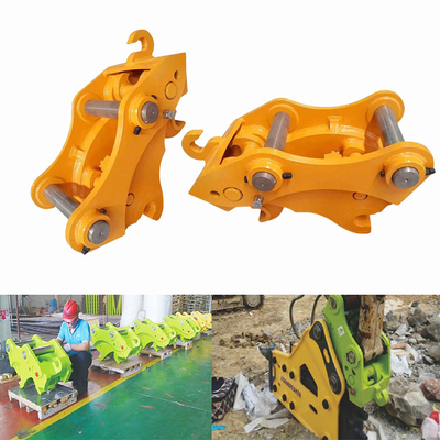 Excavadora segura e altamente eficiente acoplador rápido, hidráulico rápido com pinos para gatos hitachi komatsu sanny