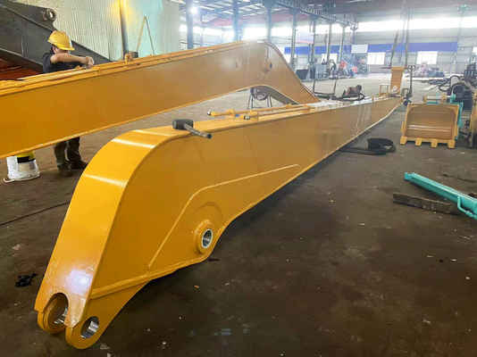 Máquina escavadora longa Boom Arm do alcance de Filipinas, máquina escavadora Long Boom Arm de 14m com cubeta