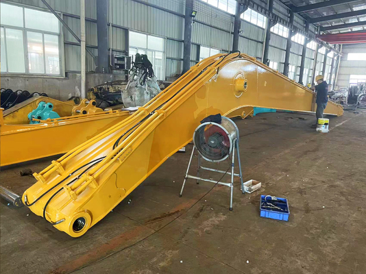 Máquina escavadora longa Boom Arm do alcance de Filipinas, máquina escavadora Long Boom Arm de 14m com cubeta
