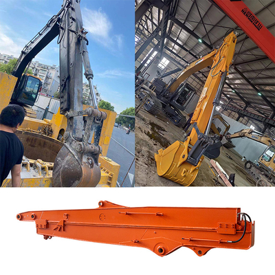 Patenteou 12M 30 Ton Excavator Sliding Arm, máquina escavadora retrátil Boom da corrediça de Q355B