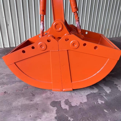 Máquina escavadora redonda antiusura Clamshell Bucket, Shell Excavator Sand Bucket hidráulica