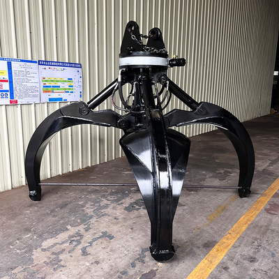 Garra hidráulica da rocha de Pc360 Cat300 Zx220, máquina escavadora Rotating Grab do giro de 360 graus