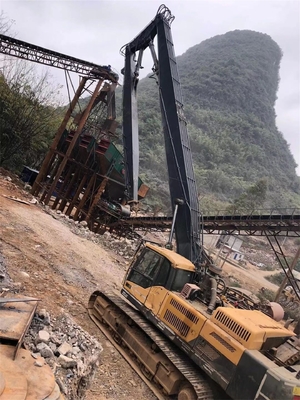 Q355B Q690D Braço de demolição de 28 m de longo alcance para escavadeiras