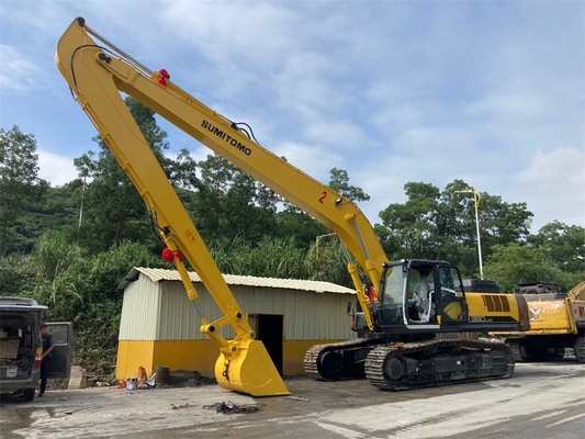 máquina escavadora longa Booms do alcance 0.2cbm, acessório do braço do crescimento de Q355B