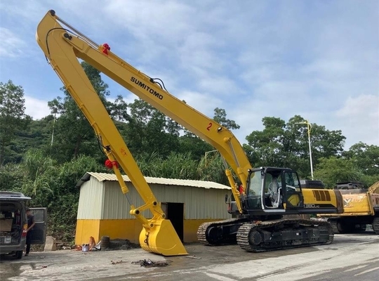 Máquina escavadora longa Booms do alcance do medidor do CAT 320 20-22T 13-16 para ZX200 DX200 SY205C