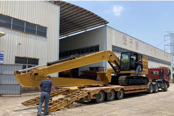 Máquina escavadora longa Booms do alcance do medidor do CAT 320 20-22T 13-16 para ZX200 DX200 SY205C