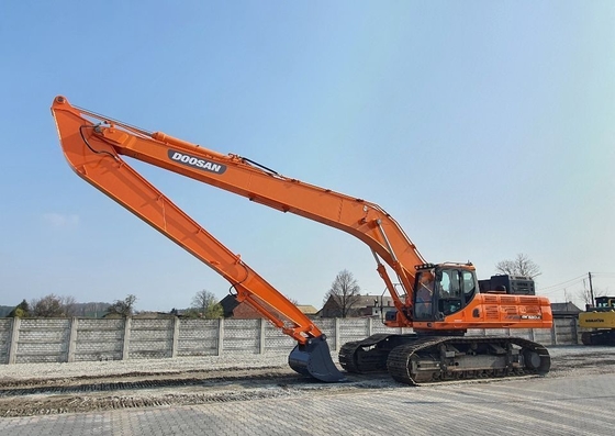 A máquina escavadora de aço amarela Boom Arm, CE certificou a máquina escavadora longa Arm