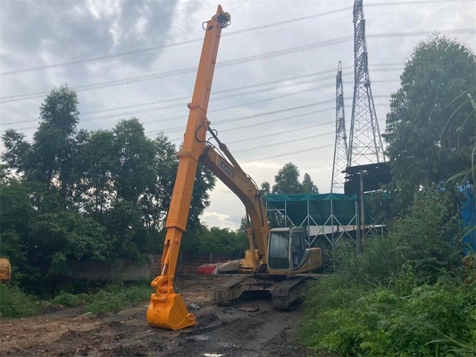 10-36 Ton Excavator Telescopic Boom e braço 25 medidores de luta contra a erosão para Hitachi KOMATSU Kobelco Doosan