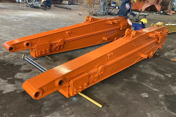 Q355B Excavador pintado braço deslizante com 12M comprimento 0,5cbm capacidade de balde deslizante extensão