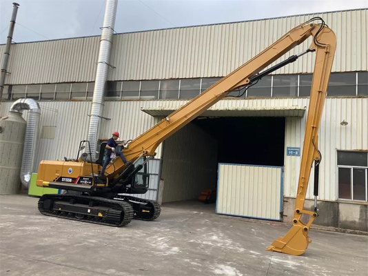 20m 21m 24m Boom de demolição de alto alcance para escavadeira escavadeira demolição de alto alcance Sanny Hitachi Komatsu Cat