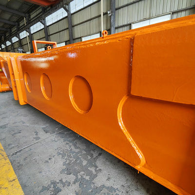 5748kg máquina escavadora longa Telescopic Boom Arm com a parte superior para Hitachi/