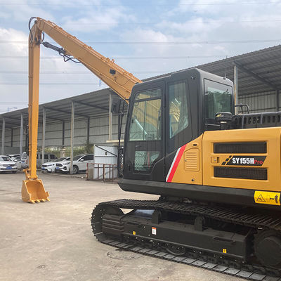 20m 21m 24m Boom de demolição de alto alcance para escavadeira escavadeira demolição de alto alcance Sanny Hitachi Komatsu