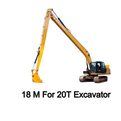 Longe da frente 18m Excavadora Long Boom para 20T Sanny Hitachi Komatsu