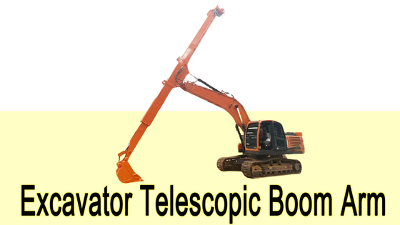 Excavadora de alta precisão braço telescópico de dois estágios 12T-35T Fundação Pit Caisson Projeto LG700 ZX240
