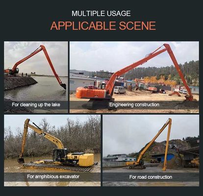 Excavadora personalizada de longo alcance