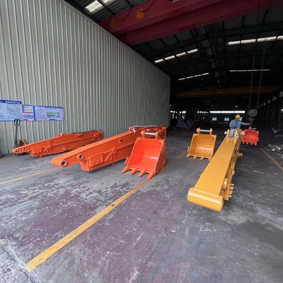 Q355B Excavador pintado braço deslizante com 12M comprimento 0,5cbm capacidade de balde deslizante extensão