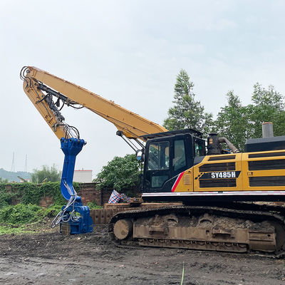 Excavadora pilha motorista anexo para gato Hitachi Komatsu escavadora pilha braço pilha boom