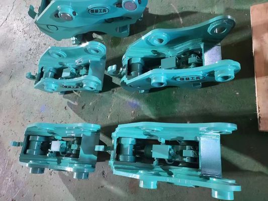 Excavadora segura e altamente eficiente acoplador rápido, hidráulico rápido com pinos para gatos hitachi komatsu sanny