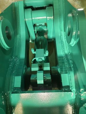 Excavadora segura e altamente eficiente acoplador rápido, hidráulico rápido com pinos para gatos hitachi komatsu sanny