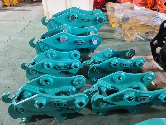 Excavadora segura e altamente eficiente acoplador rápido, hidráulico rápido com pinos para gatos hitachi komatsu sanny