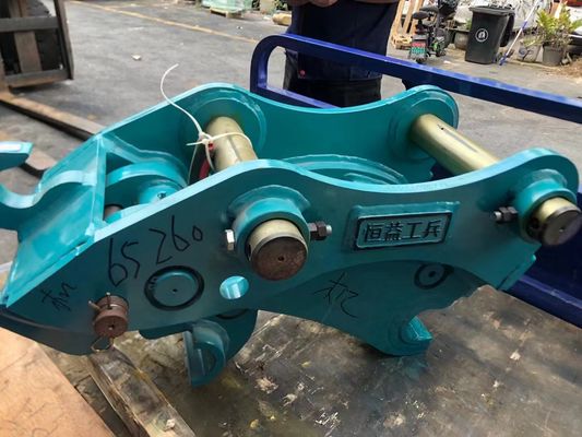 Excavadora segura e altamente eficiente acoplador rápido, hidráulico rápido com pinos para gatos hitachi komatsu sanny