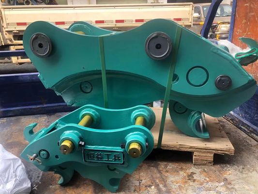 Excavadora segura e altamente eficiente acoplador rápido, hidráulico rápido com pinos para gatos hitachi komatsu sanny