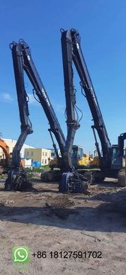 Profissional Excavadora motorista de pilha fixação para escavadores escavadora de longo alcance boom escavadora de longo braço boom para venda